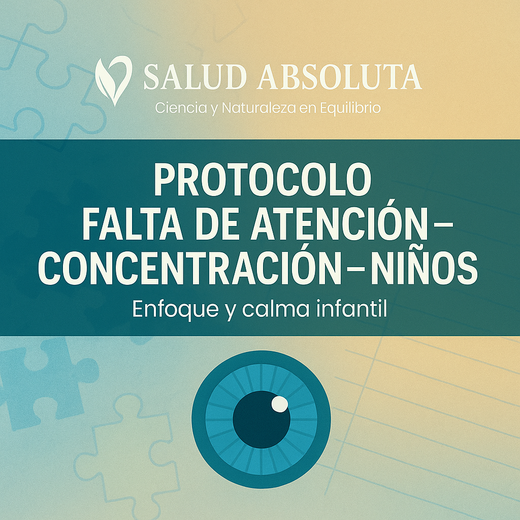 PROTOCOLO FALTA DE  ATENCION - CONCENTRACION - NIÑOS